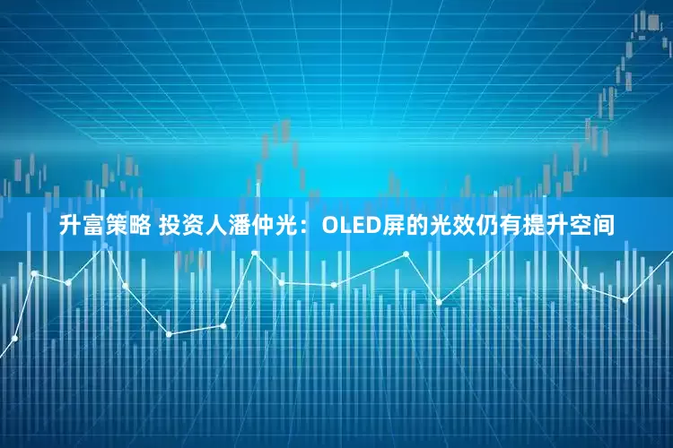 升富策略 投资人潘仲光：OLED屏的光效仍有提升空间